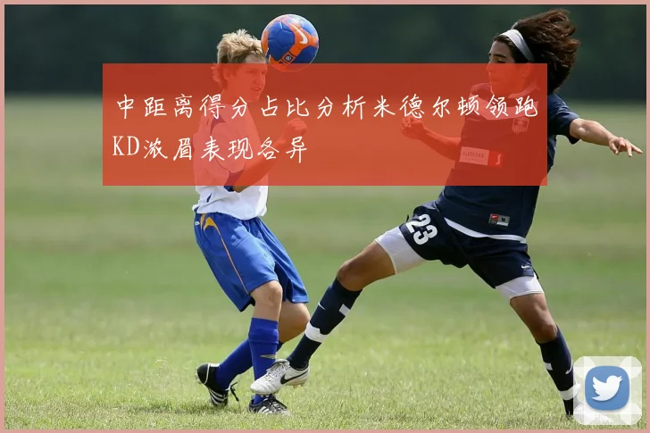 中距离得分占比分析米德尔顿领跑KD浓眉表现各异